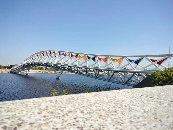 Front view of Atal bridge