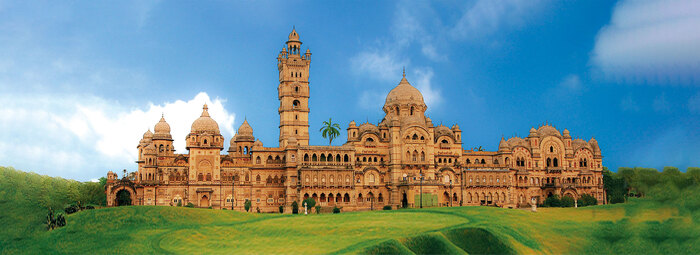 Laxmi Vilas Palace Garden view